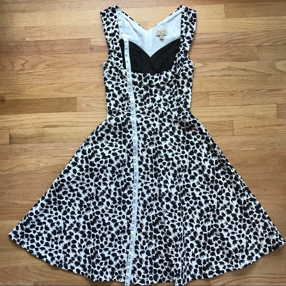 Lindy Bop Ophelia dress leopard pinup rockabilly - Picture 6 of 7